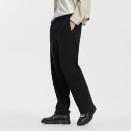 Semir Men Pants Solid Loose Straight Drawstring Knit Soft Touch Casual Style Autumn Trousers Urban Daily Wear 2026