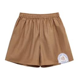 Maden Men's Lyocell Linen Look Shorts Straight Leg Elastic Waist Lightweight Breathable Old Money Casual Summer Male Pants