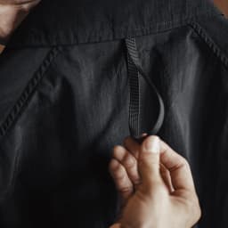 Maden Men's Black Balmacaan Coat Single-Breasted Collar Mid-Length Windproof Overcoat for Spring and Fall Commuter Trench Coat