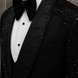 Customized Formal Men Suits 2 Piece Sets Diamond Male Prom Blazer Shawl Lapel Ropa hombre Slim Fit Groom Wedding Tuxedos