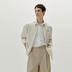 Semir Men Shirt Cotton Loose Lapel Pocket Outerwear Style Clean Utility Casual Blouse Autumn Layering Top Daily Wear 2026