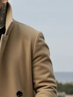 Men's Winter Mid-Length Coat Woolen Warm Coats Lining Double Breasted Lapel Jacket Street Wear Men's Clothing Outerwears