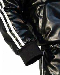 Men's PU Leather Suit Casual Sportswear Jogging Suit Sportswear  Men Outfit Set  Juicy Tracksuit