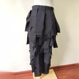 WVGA Spring Autumn New Men's Dark Style Irregular Design Trendy Punk Skirts Pants Niche Chic Casual Slim-Fit Trousers Ins W27579