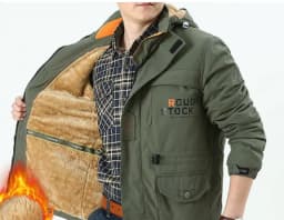 Men's Coat Winter warm 2026 new thickened men's coat,Customized products please contact us
