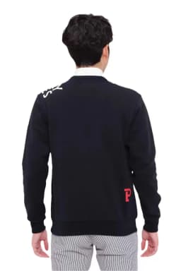 Japanese and Korean PEARLYGATES Men's Golf Round-Neck Long Sleeve Pure Cotton Sweatshirt Autumn Golf Casual Sportswear Jacket