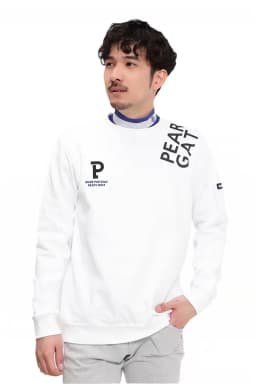 Japanese and Korean PEARLYGATES Men's Golf Round-Neck Long Sleeve Pure Cotton Sweatshirt Autumn Golf Casual Sportswear Jacket