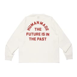 Human Made Logo Long Sleeve T Shirt Loose Unisex Streetwear Casual