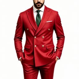 Men's Peak Lapel Double Breasted Golden Button Flap Pocket Business Commute Suit Men Trending Luxury Formal Slim Fit Groom Suit