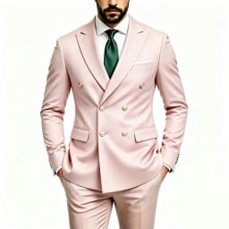 Men's Peak Lapel Double Breasted Golden Button Flap Pocket Business Commute Suit Men Trending Luxury Formal Slim Fit Groom Suit