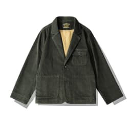 100% Cotton Corduroy Blazer for Men America Style Good Quality Jacket Multi-pocket Business Casual Solid Color Simple Basic Coat
