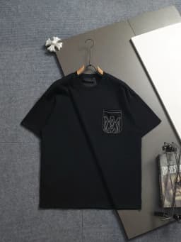 Men's Beach Print Pure Cotton T-Shirt Sporty and Casual Women's T-Shirt