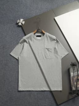 Men's Beach Print Pure Cotton T-Shirt Sporty and Casual Women's T-Shirt