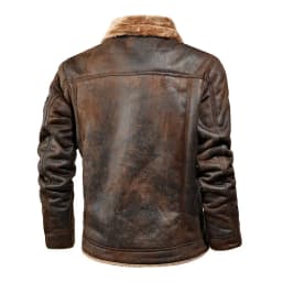 New Winter Men Leather and Fur Integrated Jackets and Coats New Fashion Male Fleece Warm Bomber Jackets Slim Fit Jaquetas 4XL