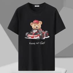 6XL 7XL 8XL Men's Tees Casual Loose Cartoon Printed T-shirt Plus Size 180kg Suitable Men Oversized Tops Boy Teen Fashion Clothes