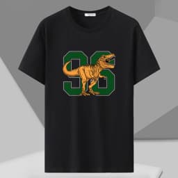 6XL 7XL 8XL Men's Tees Casual Loose Cartoon Printed T-shirt Plus Size 180kg Suitable Men Oversized Tops Boy Teen Fashion Clothes