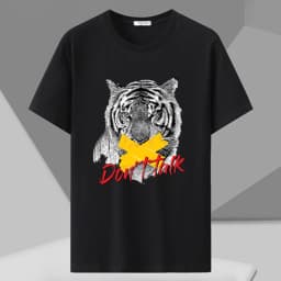 6XL 7XL 8XL Men's Tees Casual Loose Cartoon Printed T-shirt Plus Size 180kg Suitable Men Oversized Tops Boy Teen Fashion Clothes