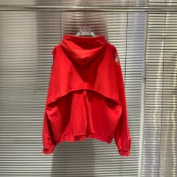 Fake Two Pieces Embroidery Flag Red PROJECT G/R Hole Damaged Zipper Hoodie Men Women Vintage Washed Distressed Loose Pullovers