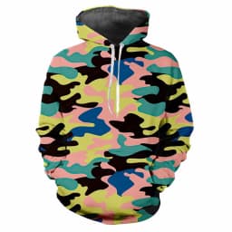 Jungle Camouflage 3d Printed Hoodie Men Spring Autumn Street Sweatshirt Loose Casual Outdoor Sports Top Long Sleeve Hoodies