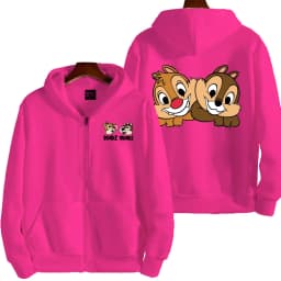 Chip 'n' dale Anime Spring and Autumn Men's New Zipper Hoodie Women's Pullover Couple Outdoor Sports Top Free Shipping
