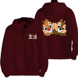 Chip 'n' dale Anime Spring and Autumn Men's New Zipper Hoodie Women's Pullover Couple Outdoor Sports Top Free Shipping
