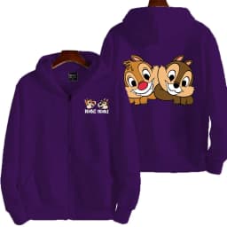 Chip 'n' dale Anime Spring and Autumn Men's New Zipper Hoodie Women's Pullover Couple Outdoor Sports Top Free Shipping