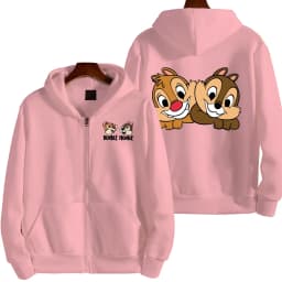 Chip 'n' dale Anime Spring and Autumn Men's New Zipper Hoodie Women's Pullover Couple Outdoor Sports Top Free Shipping