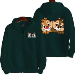 Chip 'n' dale Anime Spring and Autumn Men's New Zipper Hoodie Women's Pullover Couple Outdoor Sports Top Free Shipping