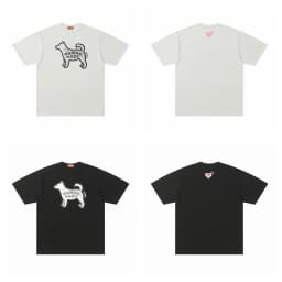 HUMAN MADE 2026 New Japanese Bamboo Cotton Summer Short Sleeved T-shirt with Animal Print