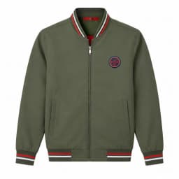 CH Men’s Er Jacket Lightweight Casual Zip Up Stand Collar Jacket Streetwear Windbreaker Coat Spring Autumn Baseball Varsity
