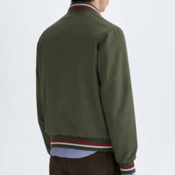 CH Men’s Er Jacket Lightweight Casual Zip Up Stand Collar Jacket Streetwear Windbreaker Coat Spring Autumn Baseball Varsity