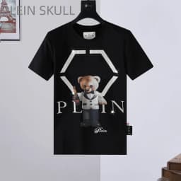 Plein Skull Trendy Brand Men's Short Sleeve Classic Spring and Summer Breathable Thin Running Top Outdoor Casual Fitness T-shirt
