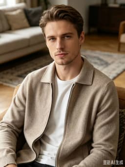 Autumn And Winter New Men's Wool Fashion Sweater Gentleman Knitted Coat Plus Size Zipper Cardigan Cashmere Sweater