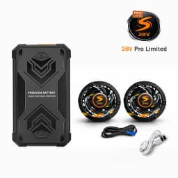 Sisiz Sisiz Cooling Vest with Black 28V Strong Wind Battery Set
