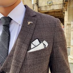 Men's High-quality Plus Size 5XL-M 3-piece Suit (suit+vest+pants) Business Fashion Plaid Suit Groom's Wedding Banquet Set