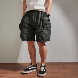 Summer New American Outdoor Quick Dry Cargo Shorts Men's Fashion Pure Cotton Washed Loose Multi-pocket Casual Five-point Pants