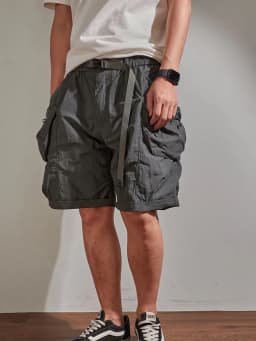 Summer New American Outdoor Quick Dry Cargo Shorts Men's Fashion Pure Cotton Washed Loose Multi-pocket Casual Five-point Pants