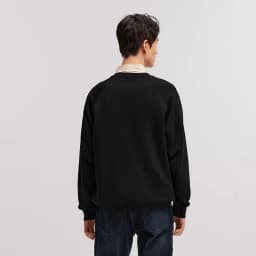 Semir Sweater Men 2026 New Spring Heating Bacteriostatic Fleece Inner Wear Top Fashion Printed