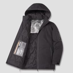 2024 Autumn and Winter New Fashion Trend Thick Warm Hooded Cotton-Padded Jacket Men's Casual Loose Comfortable Plus Size Coat