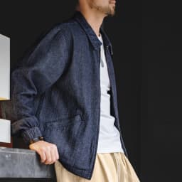 Maden American New Spring And Autumn Retro Denim Jacket Cityboy Amekaji Style Loose Lapel Jacket Men’s Fashion Short Blue Coats