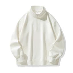 Large Size Men's Sweatshirts M-8XL Autumn Stand-up Collar Half-zipper Solid Color Long-sleeved Oversize Outdoor Sports Pullover