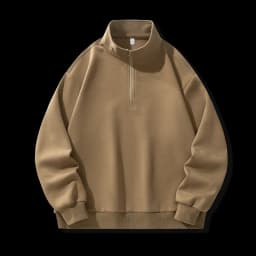 Large Size Men's Sweatshirts M-8XL Autumn Stand-up Collar Half-zipper Solid Color Long-sleeved Oversize Outdoor Sports Pullover