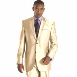 2022 New Arrival Mens Suits Groomsmen Peak Lapel Groom Tuxedos Shiny Silver Wedding Best Man Suit