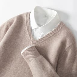 LHZSYY Men's V-Neck Cashmere Sweater 23Autumn Winter New Thick Solid Pullovers Loose Knit Base Shirt Business Casual Jacket Tops