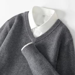 LHZSYY Men's V-Neck Cashmere Sweater 23Autumn Winter New Thick Solid Pullovers Loose Knit Base Shirt Business Casual Jacket Tops