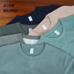 AL6163 Super Quality Heavy Thick Pullover Mans Big Cozy Flexible 400g 14.1oz Cotton Warm Shirt