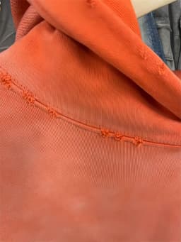 Washed Orange Saint Pullover Men Women Best Quality Hooded Hoodie