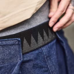 Retro Blue Dyed Kapital Hirata Loose Elastic Waist Adjustable Jeans for Men New Arrival