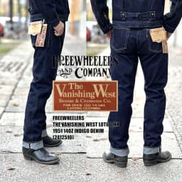 FREEWHEELERS 601XX 1951 five bags of 14oz indigo vintage jeans