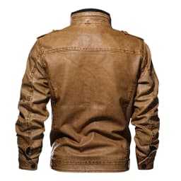 Autumn Winter Brand Leather Jacket Men Vintage Biker PU Coat Causal Motorcycle Jackets Plus Size 8XL 3D Stand Collar Thick Tops